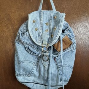 Denim Backpack